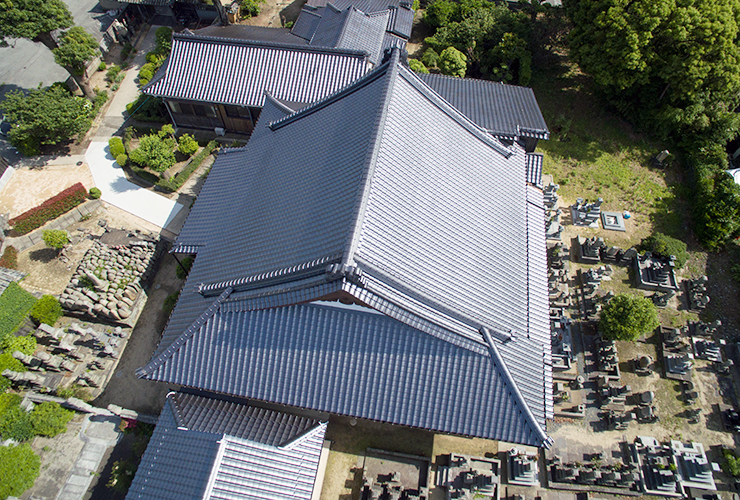 広雲寺本堂屋根改修工事
