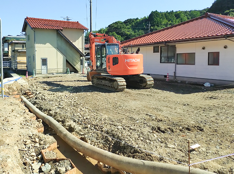 3江崎漁港海岸海岸保全施設整備連携排水機場発電機室上屋新築工事　-2026年9月報告-